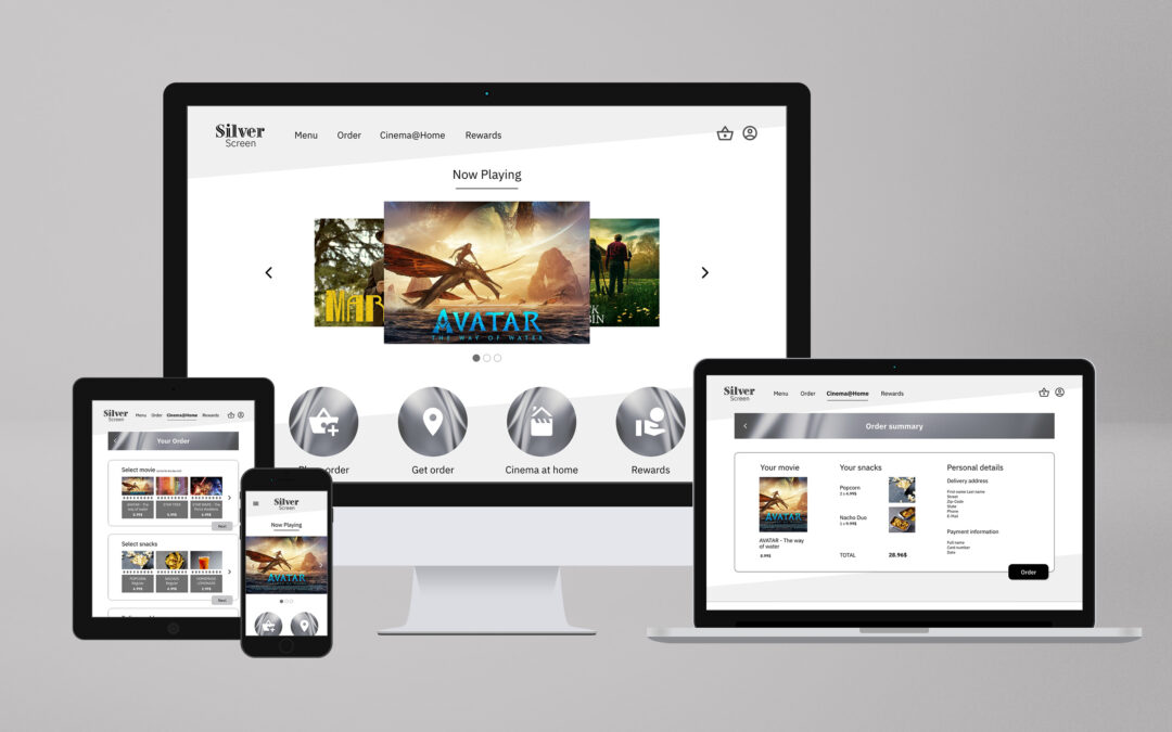 Responsive Website for Silver Screen