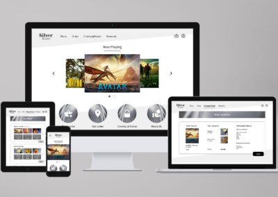 Responsive Website for Silver Screen